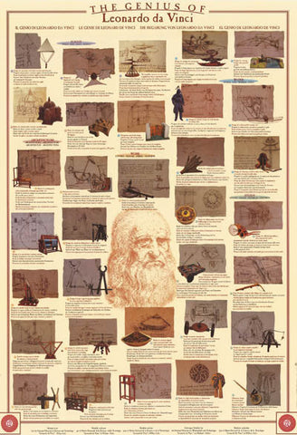 Leonardo Da Vinci Poster