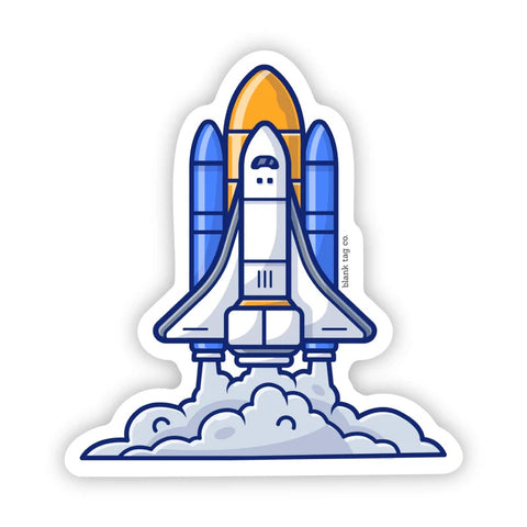 Full Stack Shuttle Sticker