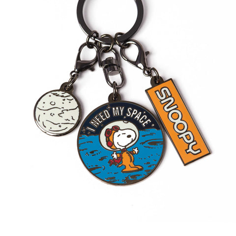 Snoopy "I Need My Space" Key Chain